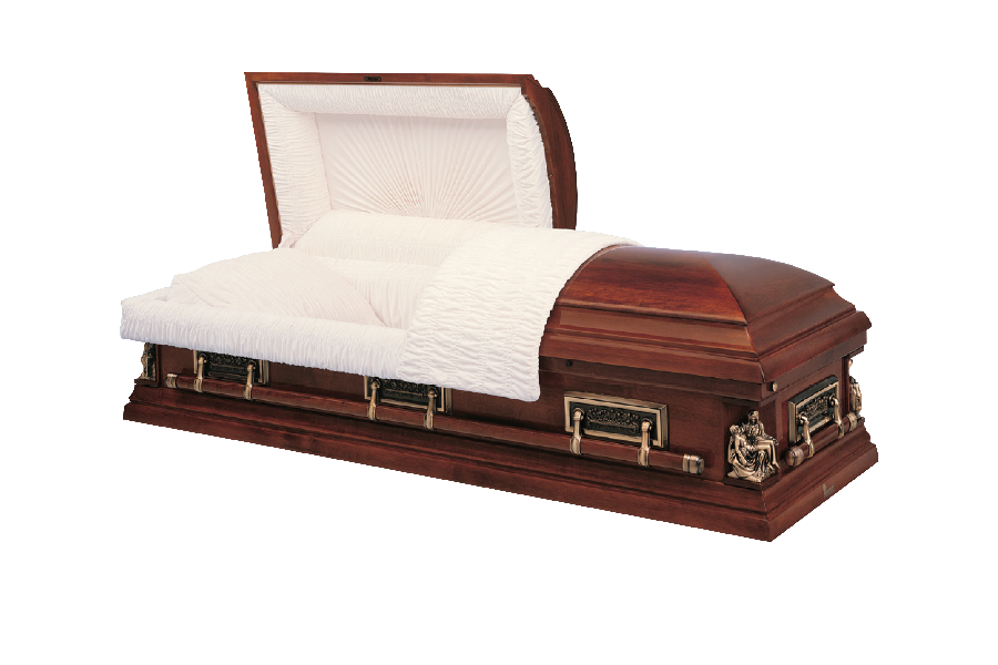 <h2>Batesville Pieta Maple</h2><span>SOLID TIMBER COFFIN</span>