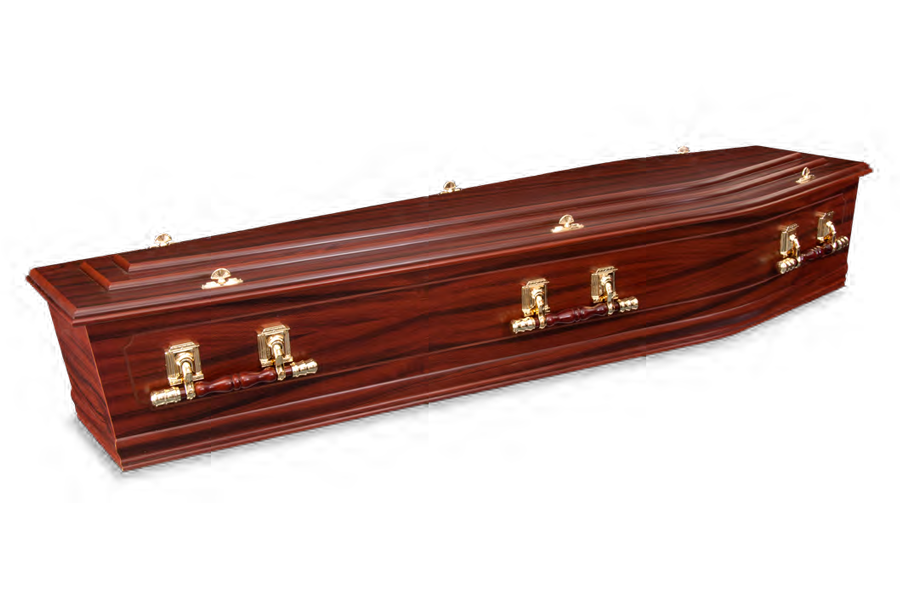 <h2>Camford Jarrah</h2><span>SOLID TIMBER COFFIN</span>
