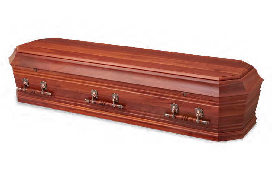 <h2>GrecianUrnJarrah</h2><span>SOLID TIMBER COFFIN</span>