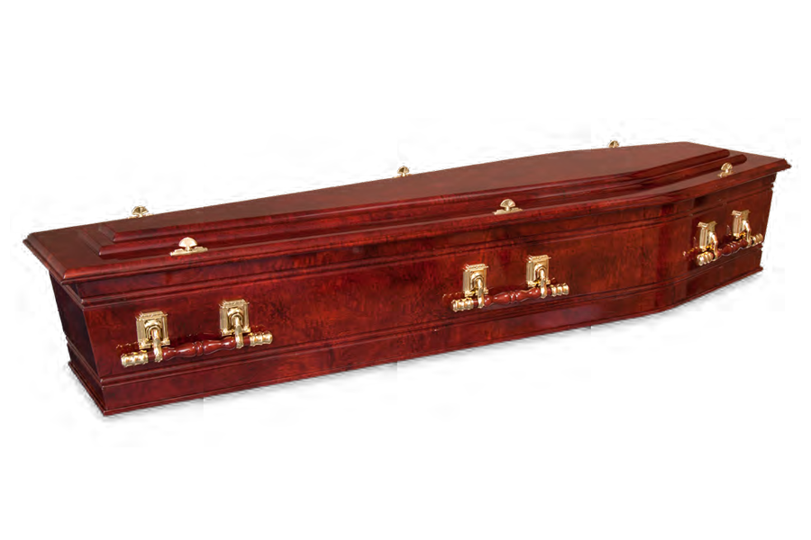 <h2>Sovereign Redgum</h2><span>SOLID TIMBER COFFIN</span>